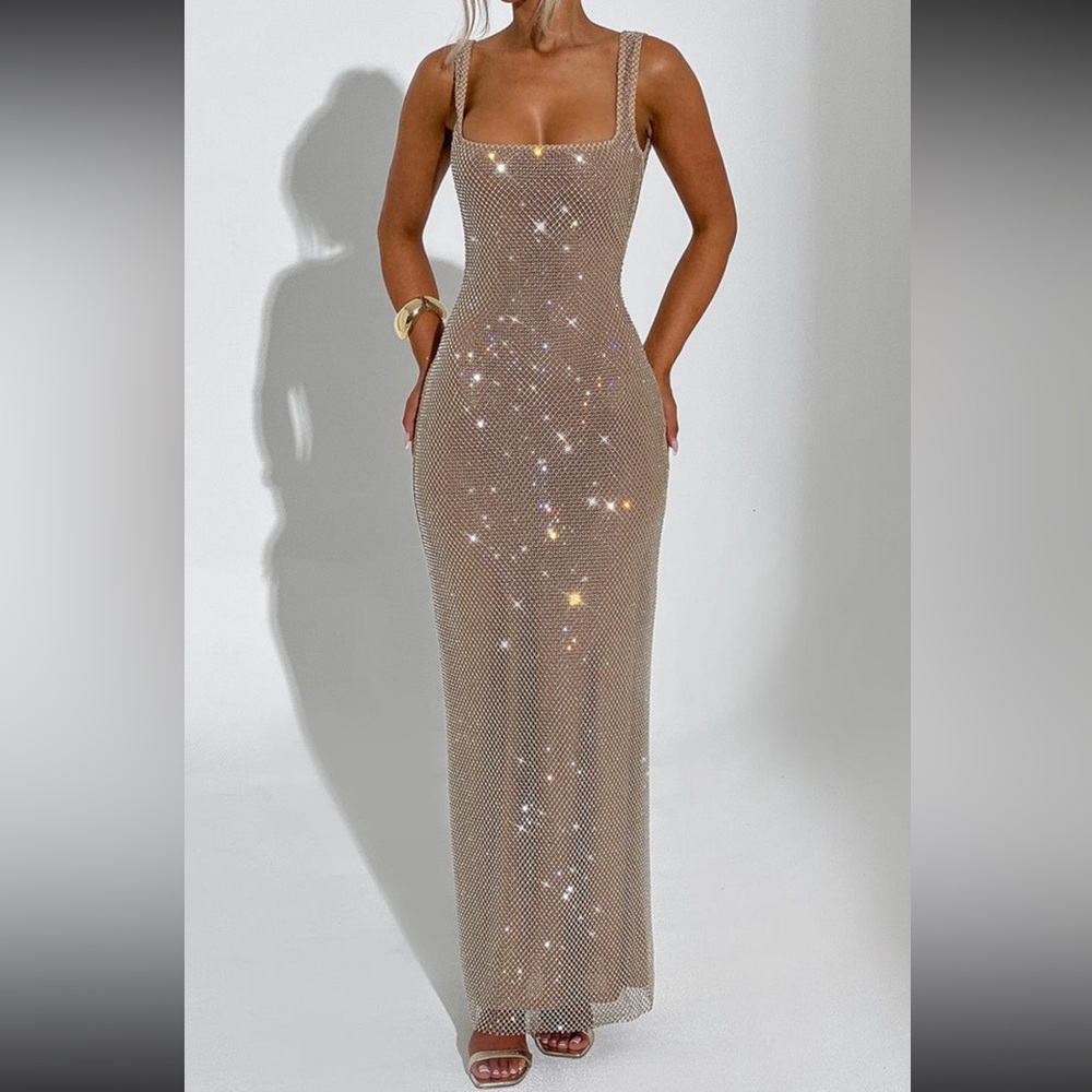 BABYBOO Petra Maxi - Dress Gold